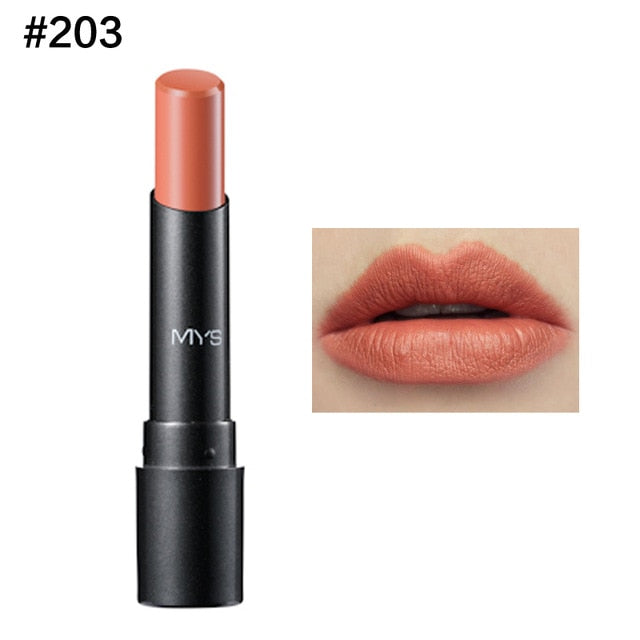 MYS Brand Beauty Matte Lipstick-Red Batom