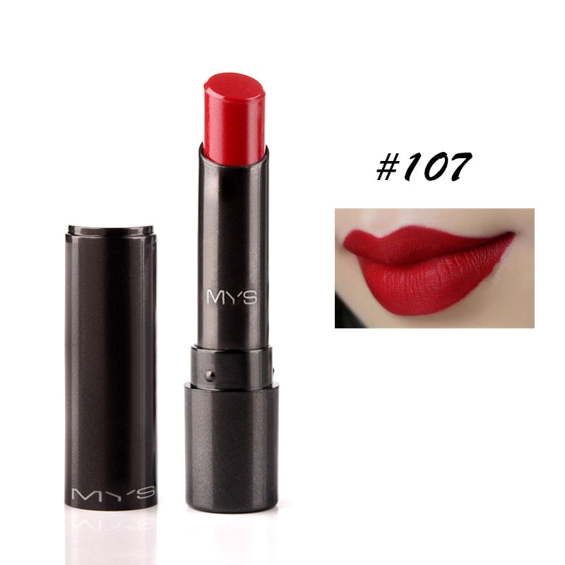 MYS Brand Beauty Matte Lipstick-Red Batom