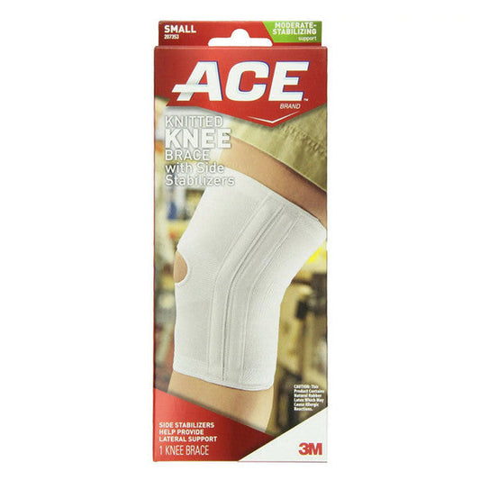 Ace Knitted Knee Brace With Side Stabilizers Small 207354