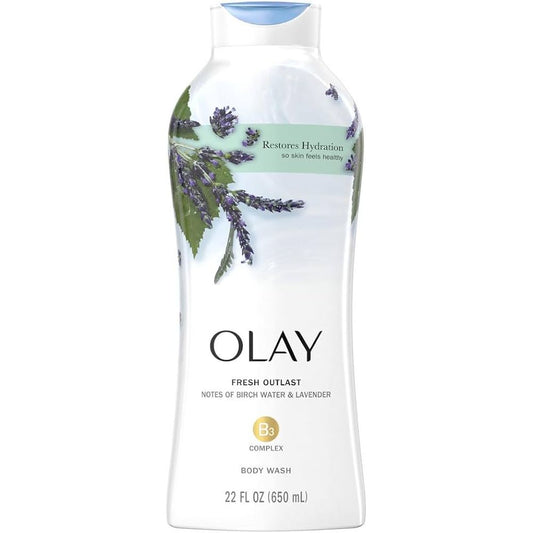 Olay Body Wash Birch Water and Lavender