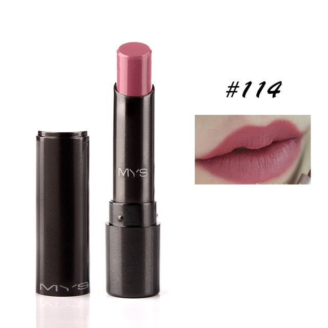 MYS Brand Beauty Matte Lipstick-Red Batom