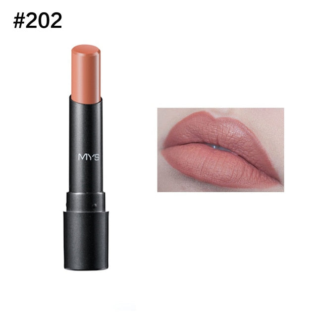 MYS Brand Beauty Matte Lipstick-Red Batom