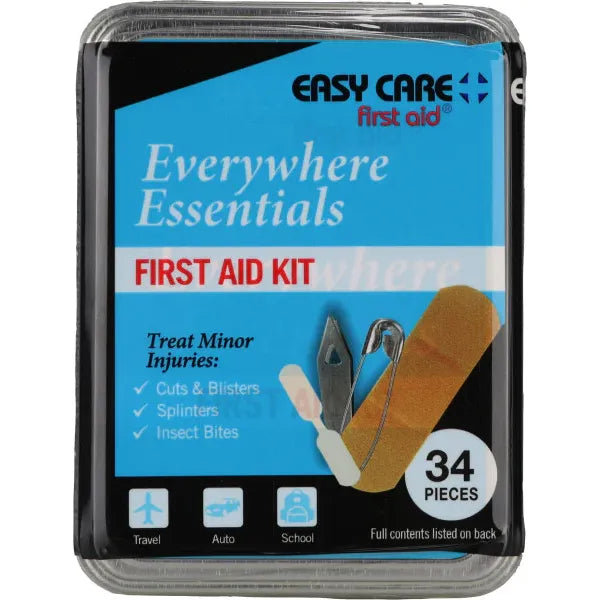 Easy Care First Aid Everywhere Essentials Kit – 34 Pieces