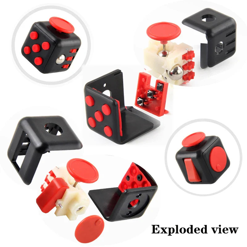 6/12 Sides Rainbow Fidget Cube