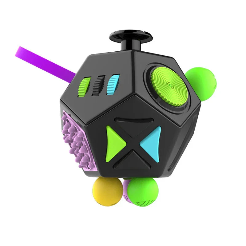 6/12 Sides Rainbow Fidget Cube