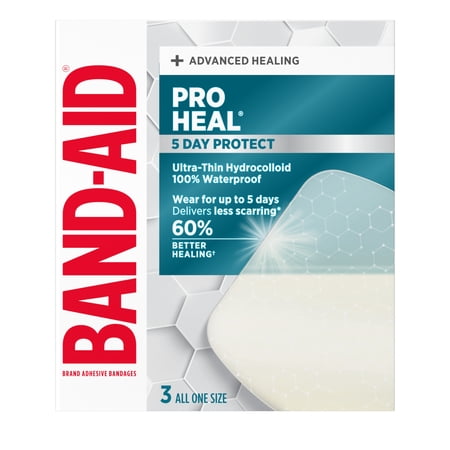 Band-Aid Pro Heal Adhesive Bandages - 3 All One Size