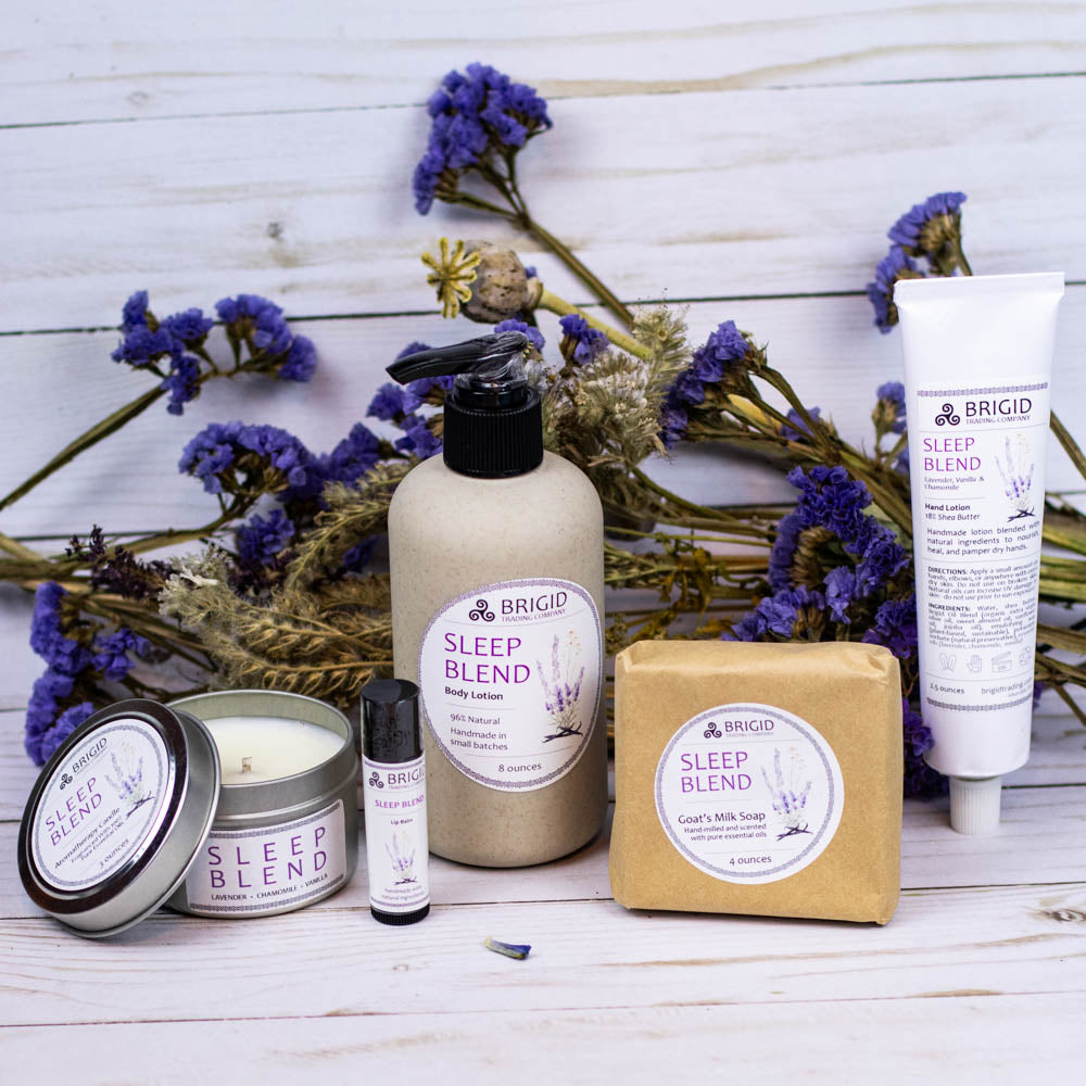 Sleep Blend Soy Wax Candle - Lavender, Chamomile, and Vanilla