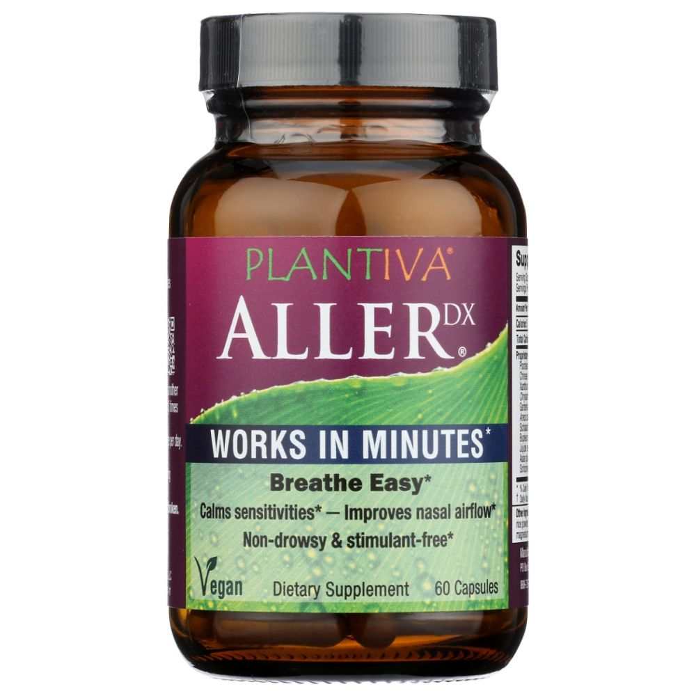 PLANTIVA: AllerDx 60 Capsule Bottle Vegan, 60 cp