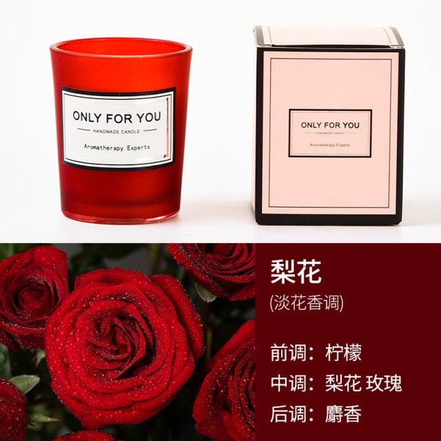 Romantic Handmade Scented Candle