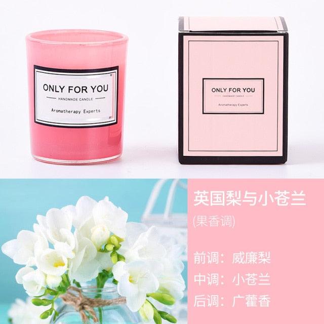 Romantic Handmade Scented Candle